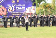 Hari Bhayangkara ke-80, Polres Kaur Gelar Upacara dan Syukuran