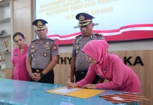 Polres Seluma Perketat Pencegahan Judi Online, Personel Teken Pakta Integritas