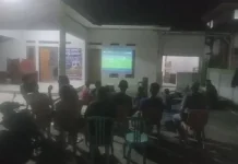 Kodim Bengkulu Selatan Nobar Portugal VS Spanyol