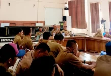 Bappeda Litbang Bengkulu Selatan Rapat Evaluasi Triwulan II