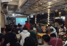 Kodim 0408 Bengkulu Selatan Nobar Pildun Babak Semifinal