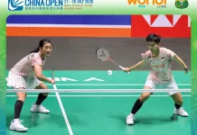 Tiwi/Fadia Takluk Dari Pasangan Jepang di China Open 2026