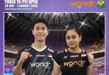 Taipei Open 2026 : Verrell/Bernadine Menang Atas Sesama Pasangan Indonesia