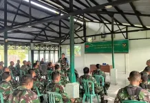 Prajurit Kodim Bengkulu Selatan mengikuti Program Latnistis