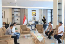 Bupati Kaur Kunjungan Silaturahmi Bersama Polda Bengkulu