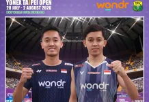 Rian/Daniel ke 16 Besar Taipei Open 2026