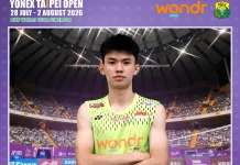 Richie Dihentikan Wakil Korea di Babak 16 Besar Taipei Open 2026