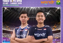 Rian/Daniel Tersingkir di Babak 16 Besar Taipei Open 2026