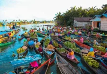 Wisata Pasar Terapung Lok Baintan Kalimantan Selatan