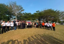 Bupati Bengkulu Selatan Hadir Apel Gelar Pasukan Dalam Rangka Pengecekan Sapras