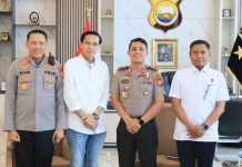 Perkuat Sinergitas, Bupati Kaur Temui Kapolda Bengkulu Wujudkan Kamtibmas Kondus