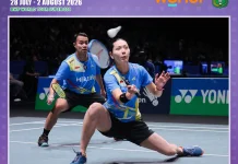 Hasil Taipei Open 2026 : Rehan/Gloria Gagal ke Final