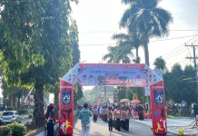 Gerak Jalan Indah Meriahkan HUT ke-81 RI di Bengkulu Utara
