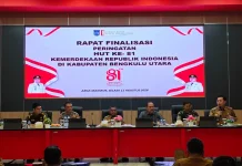 HUT ke-81 RI, Warga Bengkulu Utara Bersiap Meriahkan Kemerdekaan Bersama