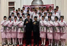 Jelang Upacara HUT RI Bupati Kaur Pesan Paskibraka Jaga Kesehatan dan Percaya Diri