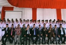 Bupati Bengkulu Selatan Kukuhkan 40 Paskibraka Kabupaten