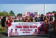 Kwarcab Bengkulu Selatan sukses Laksanakan Pawai Tunas Kelapa