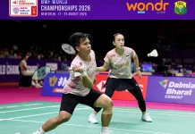 Hasil Kejuaraan Dunia 2026 : Ana/Trias Maju ke 16 Besar
