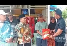 BPBD Bengkulu Selatan Salurkan Bantuan Masa Panik Desa Tanjung Besar