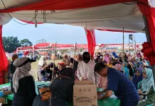 Masyarakat Padati Pasar Murah Semarak Merah Putih