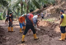 BPBD Bengkulu Selatan Evakuasi Longsor di Desa Padang Niur Bengkulu Selatan
