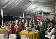 Babinsa Koramil Kaur Selatan Hadiri Pelantikan IKM