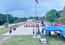 SMPN 1 Kaur Lantik Pramuka Penggalang Baru