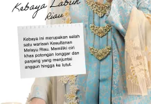 Kenali Kebaya Labuh Riau, lambang Perempuan Melayu