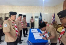 Pramuka Anti Narkoba Dikukuhkan, Generasi Muda Bengkulu Jadi Garda Pencegahan