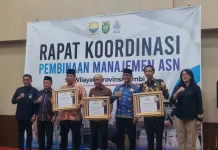 Pemkab Kaur Raih Penghargaan BKN Instansi Pertma Terapkan Manajemen Talenta