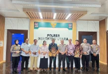 Polres Bengkulu Utara dan Badan Musyawarah Antar Gereja Sinergi Jaga Kerukunan