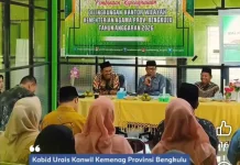 Kemenag Kaur Melaksnkan Pembinaan Kepenghuluan Terhadap Kepala KUA di Kabupaten
