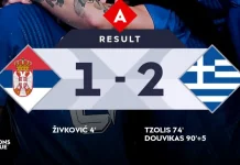 Hasil UEFA Nations League, Comeback Yunani Menang 2-1 Atas Serbia