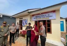Polda Bengkulu Resmikan Bedah Rumah, Kepedulian Polri Menyentuh Warga