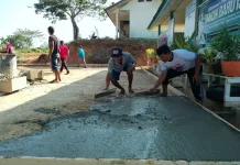 Parkiran Kantor Desa Bukit Indah Rampung, Pelayanan Makin Nyaman
