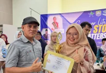 Pusda Kaur Bagikan Hadiah Pemenang Lomba Video Literasi