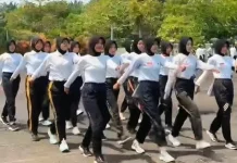 Purna Paskibra Kaur Laksanakan Latgab Bagi Capas Kaur