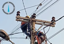 Kabel JTR Tertarik Kendaraan, Aliran Listrik Kecamtan Semidang Gumai Padam