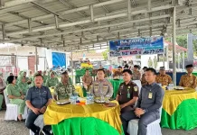 Kodim Bengkulu Selatan Gelar Bazar Murah di Moment HUT TNI