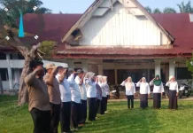 Pimpin Apel Camat Tanjung Kemuning Tegaskan Pentingnya Kedisiplinan