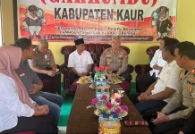 Kapolres Kaur Perkuat Sinergitas Bersama Bawaslu dan KPU