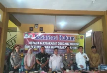 Pemerintahan Desa Pasar Baru Kaur Selatan Melaksanakan Sosialisasi Hukum