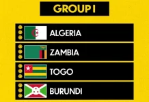 Zambia Taklukkan Togi Dua Gol tanpa Balas di Kualifikasi Piala Afrika