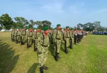 Anggota Kodim 0408 Bengkulu Selatan Laksanakan Upacara Hari Kesaktian Pancasila