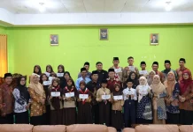 Kemenag Kaur Lepas 17 Kontingen OMI ke Tingkat Provinsi Bengkulu