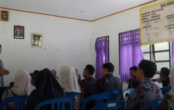 BPS Kaur Sosialisasikan Data Tunggal Sosial Ekonomi Nasional di Kaur Selatan