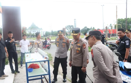 Kapolda Bengkulu Cek Kesiapan Mudik di Wilayah Hukum Polres Kaur