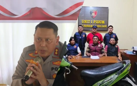 Ungkap Kasus Curanmor, Kapolres Tegaskan Komitmen Berantas Kasus Curanmor di Kaur