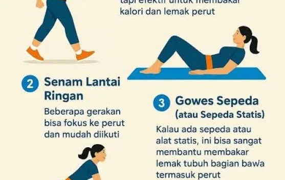 5 Olahraga yang Efektif Membantu Mengecilkan Perut