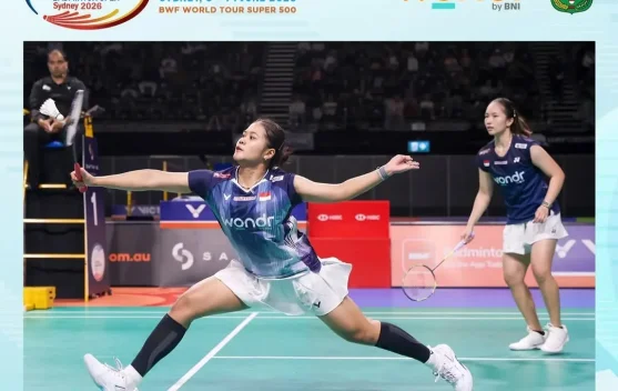 Rachel/Febi Dikalahkan Unggulan Pertama di Semifinal Australia Open 2026